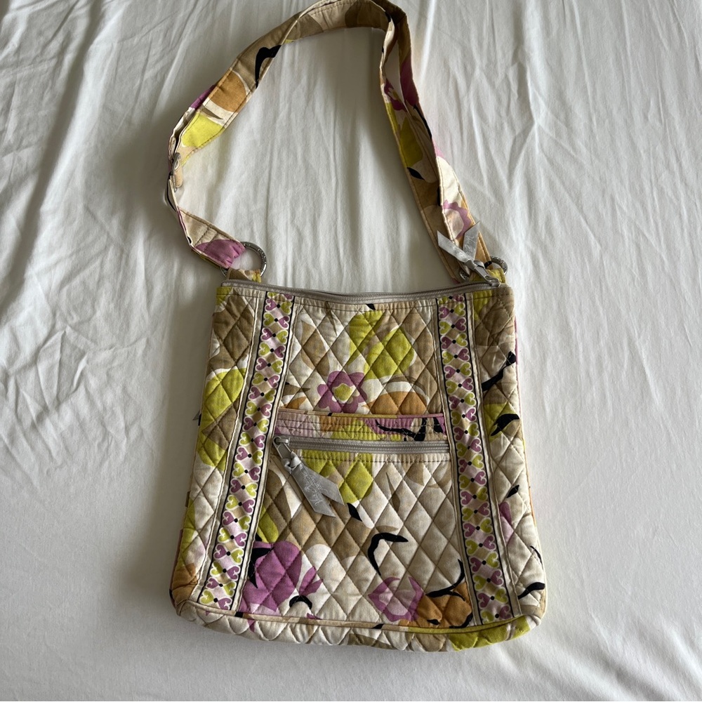 Vera Bradley Floral Quilted Crossbody Bag